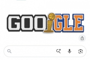馬刺vs尼克斯!谷歌首頁logo已經(jīng)更新為NBA總決賽主題設(shè)計配圖