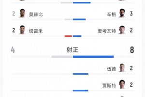 伊朗2-2新西蘭全場數(shù)據(jù)：射門17-14，射正4-8，得分機會3-2配圖